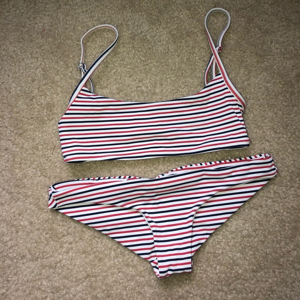 Frankies Bikini- Red, White, and Blue